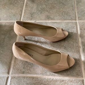 Shoes | Nude Open Toe Heels Very Comfortable | Poshmark